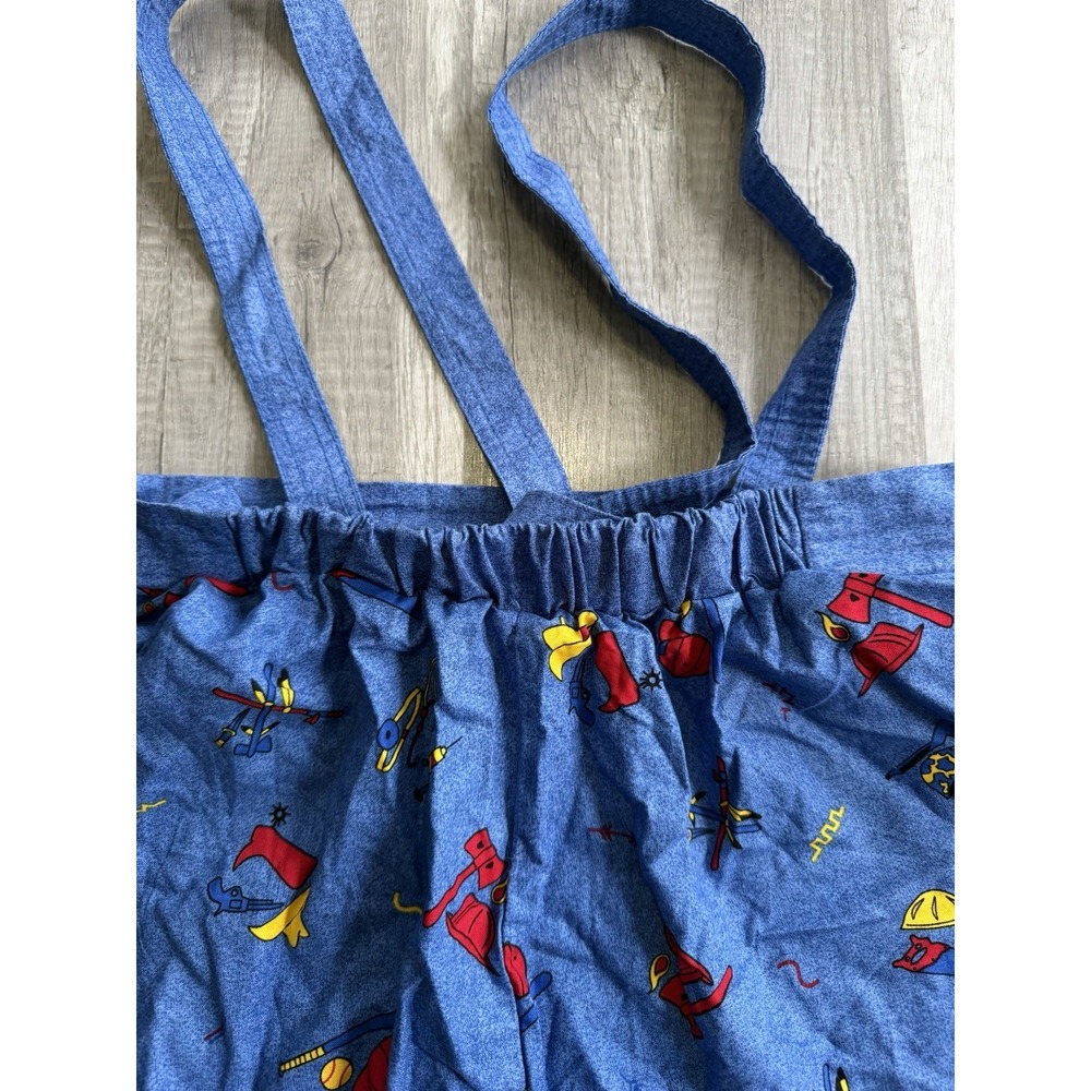 Spirit Halloween Chucky Costume skirt womens Medium 30" waist suspenders blue - Picture 16 of 16